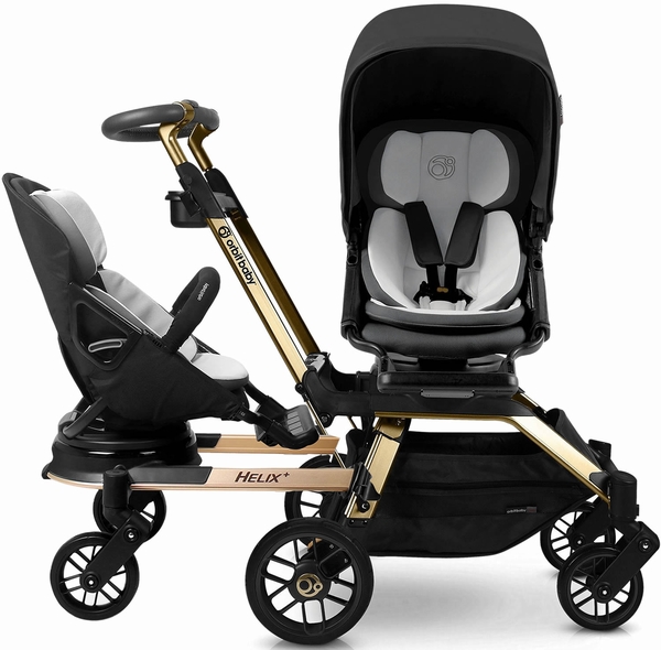 Orbit Baby G5 Double Stroller - Gold/Black