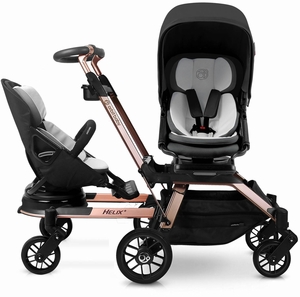 Orbit Baby G5 Double Stroller - Rose Gold/Black