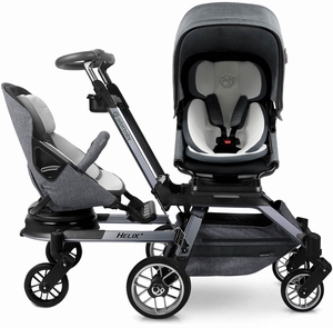 Orbit Baby G5 Double Stroller - Titanium/Melange Grey