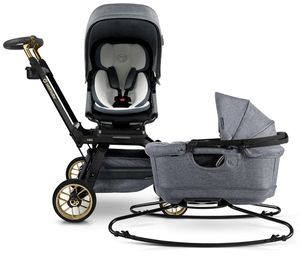 Orbit Baby G5 Stroll & Sleep Travel System - Black Luxe/Melange Grey