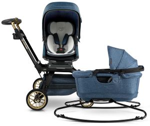 Orbit Baby G5 Stroll & Sleep Travel System - Black Luxe/Melange Navy