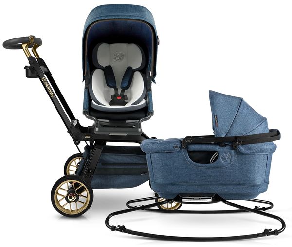 Orbit Baby G5 Stroll & Sleep Travel System - Black Luxe/Melange Navy