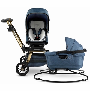 Orbit Baby G5 Stroll & Sleep Travel System - Gold/Melange Navy