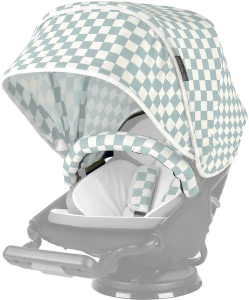 Orbit Baby G5 Stroller Canopy - Checkered Surf Spray