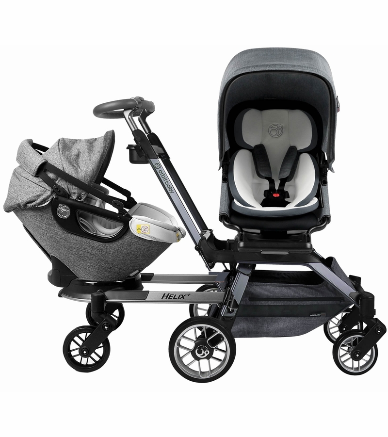 Orbit Baby G5 Stroller + Car Seat with Helix+ Titanium/Melange Grey