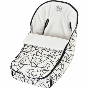 Orbit Baby G5 Stroller Footmuff - Squiggle