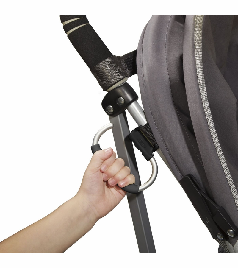 OXO Handy Stroller Hooks, 2Pack Grey