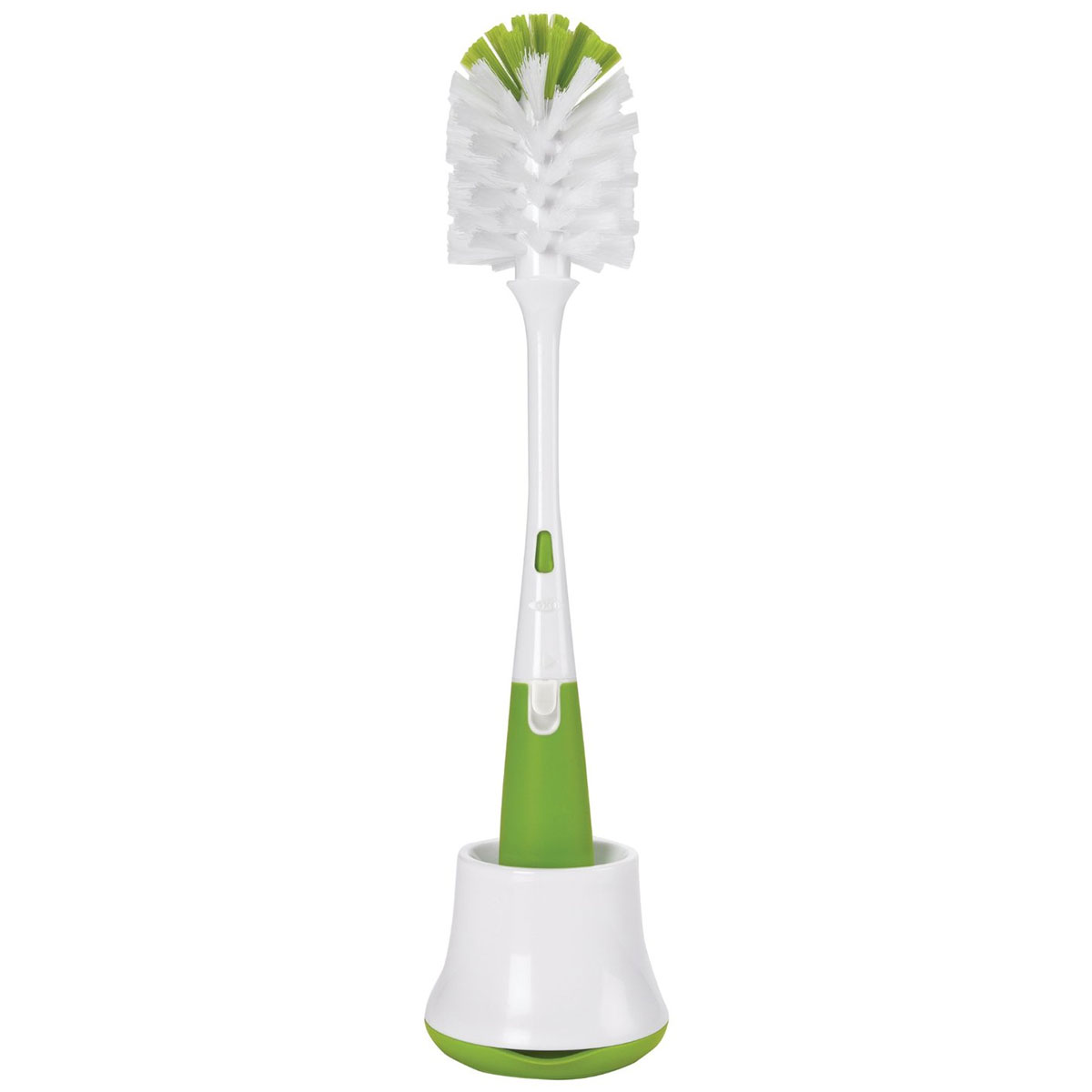 OXO Tot Bottle Brush with Nipple Cleaner & Stand Green