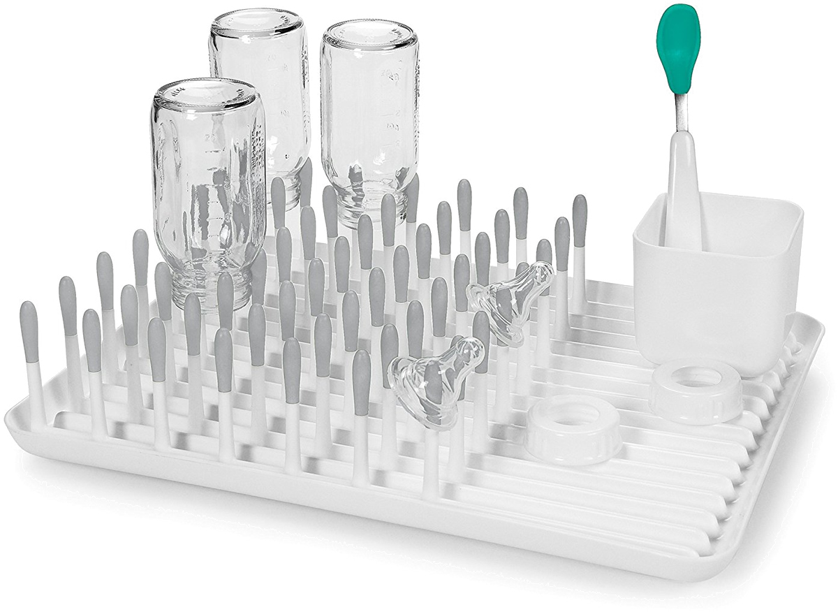 OXO Tot Bottle Drying Rack Grey