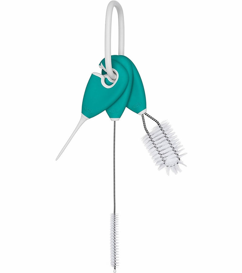 OXO Tot Cleaning Set For Straw & Sippy Cup Teal