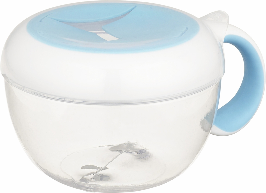OXO Tot Flippy Snack Cup With Travel Cover Aqua