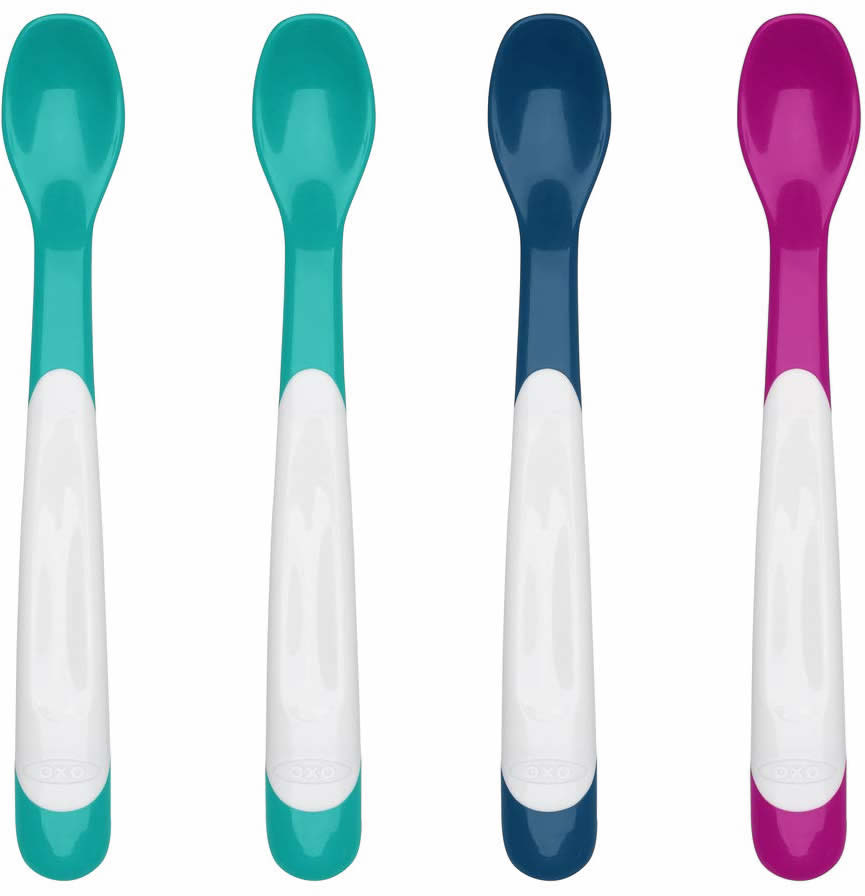 OXO Tot Infant Feeding Spoon 4-pack - Multi