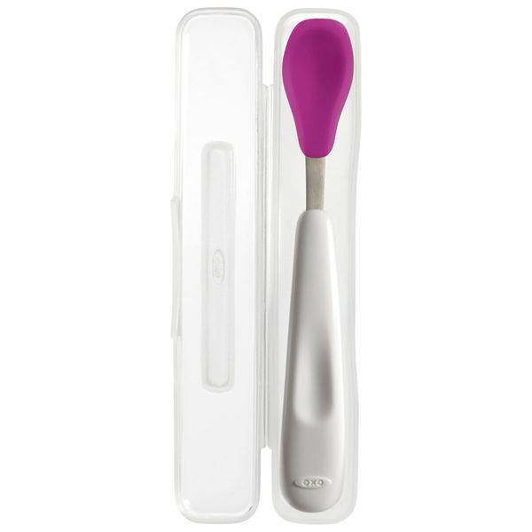 OXO Tot On-the-Go Feeding Spoon - Pink