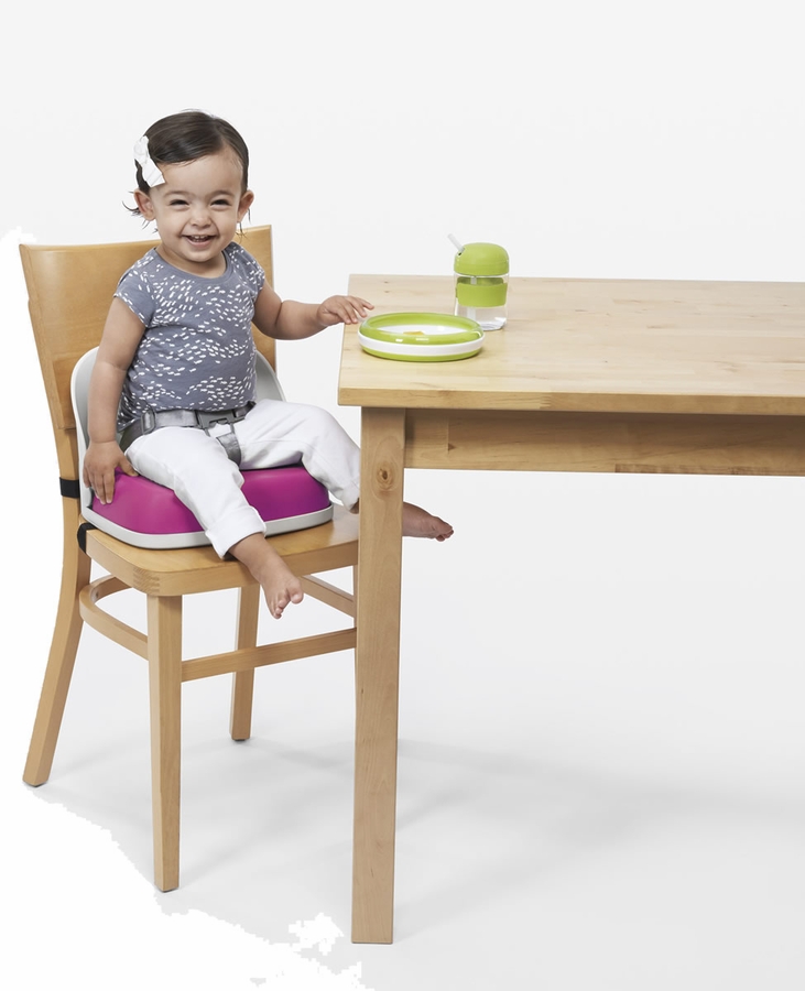 OXO Tot Perch Portable Booster Chair with Straps Pink