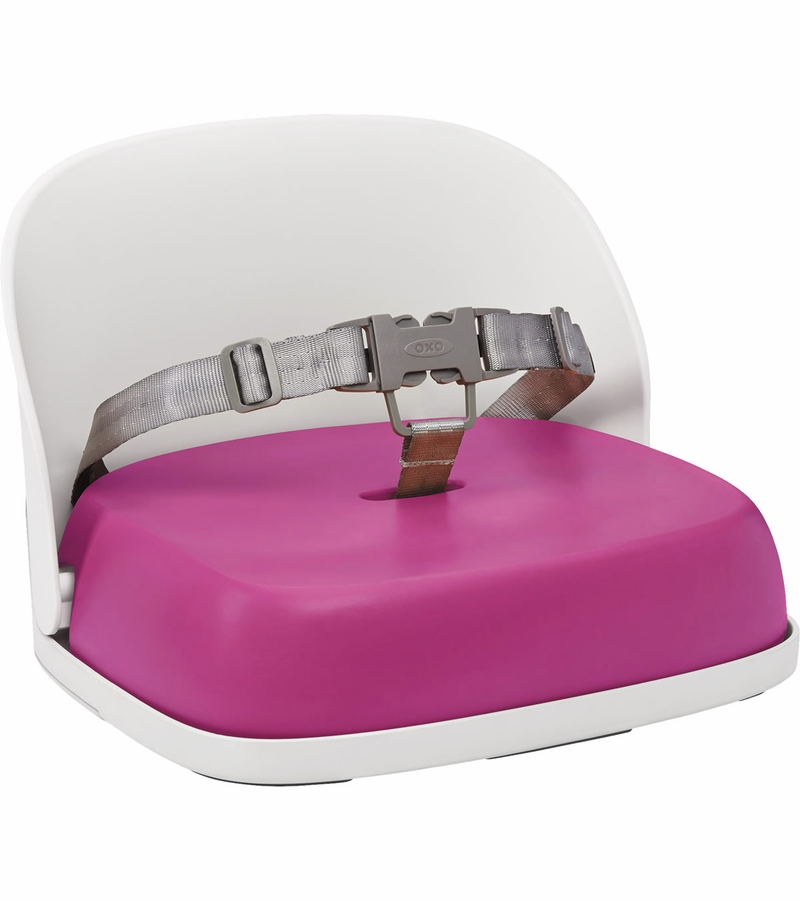 OXO Tot Perch Portable Booster Chair with Straps Pink