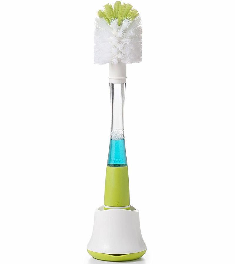 OXO Tot Soap Dispensing Bottle Brush with Stand