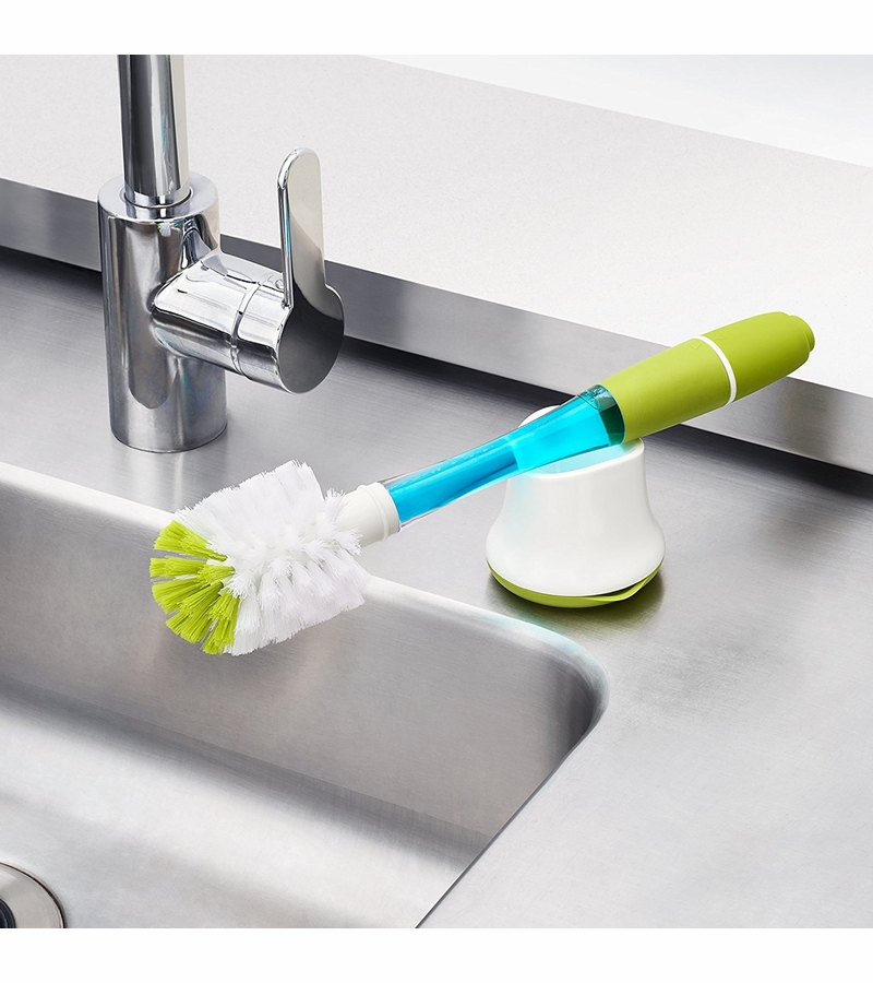 OXO Tot Soap Dispensing Bottle Brush with Stand