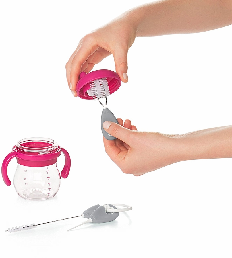 OXO Tot Cleaning Set For Straw & Sippy Cup Gray