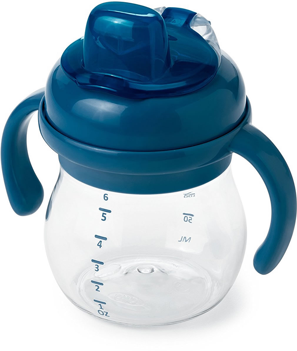 OXO Tot Transitions Soft Spout Sippy Cup Set, - Navy