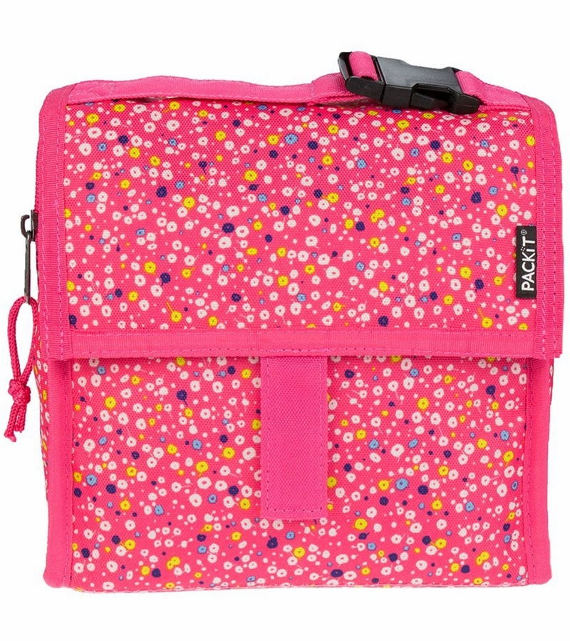 PackIt Freezable Mini Lunch Bag Poppy Pink
