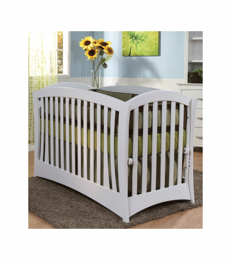 Pali La Spezia Forever Crib in White