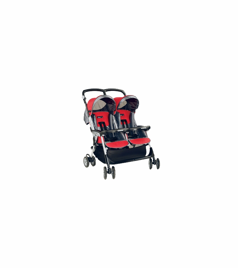 Peg Perego 2005 Aria Twin MT Stroller in Metallica