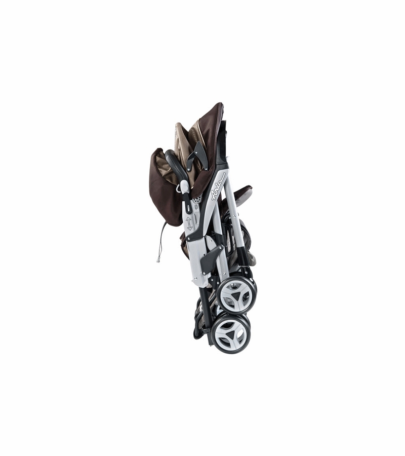 Peg Perego Aria Twin 60/40 Stroller 2008 Moka