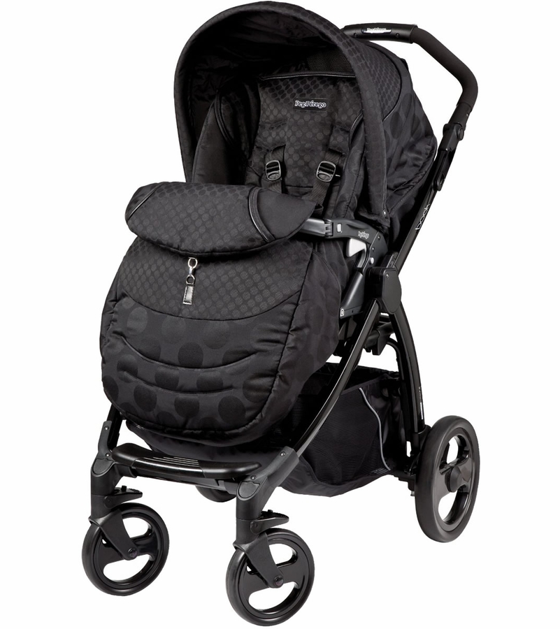 Peg Perego Book Plus Stroller in Pois Black