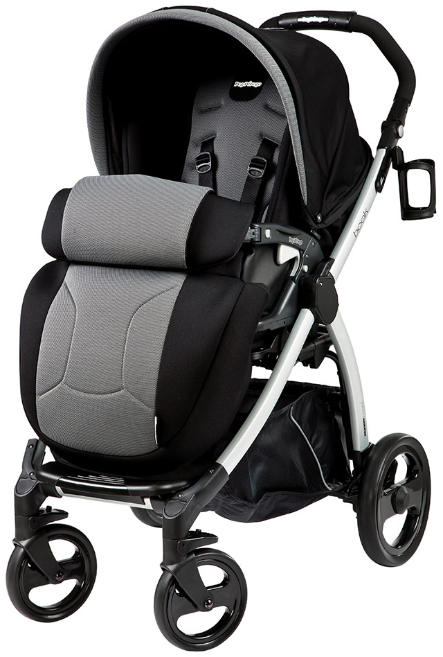 Peg Perego Book Plus Stroller in Stone (Black)