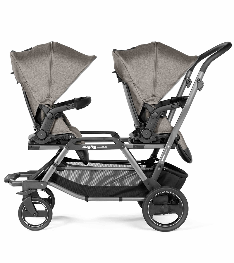 Peg Perego Duette Piroet Double Stroller City Grey