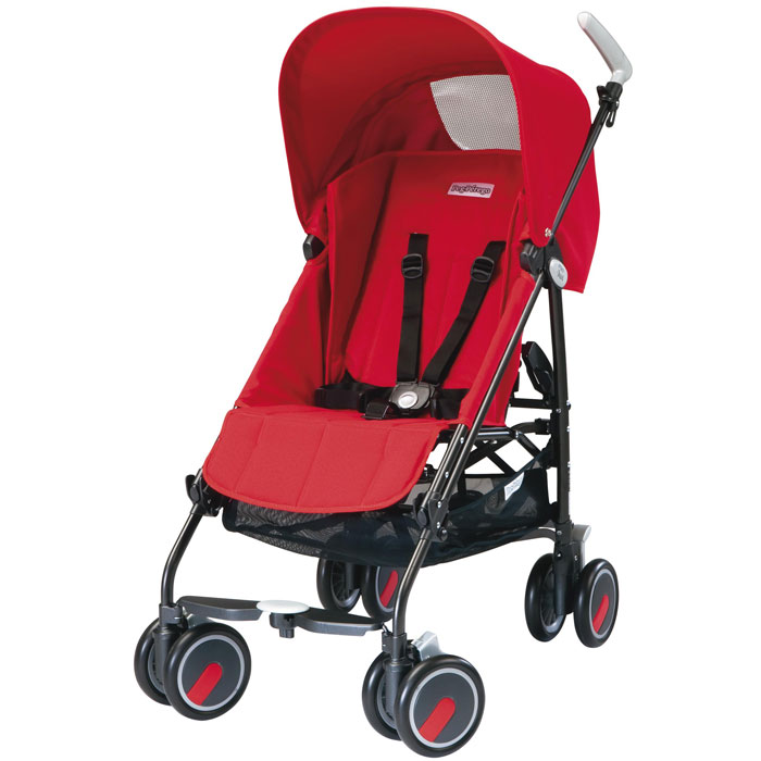Peg Perego Pliko Mini Lightweight Umbrella Stroller Fire Red