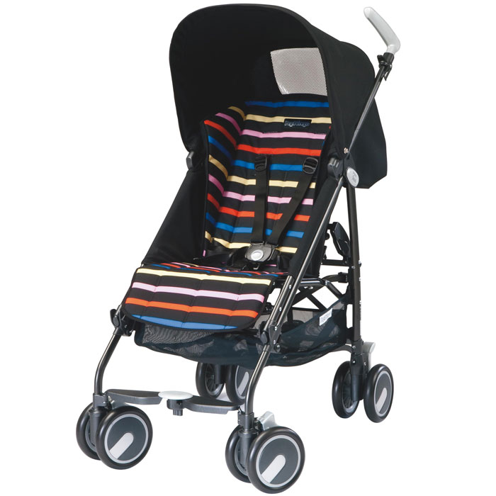Peg Perego Pliko Mini Lightweight Umbrella Stroller Neon