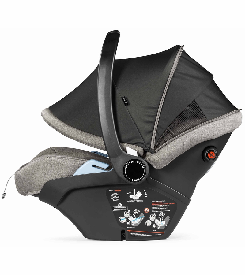 Peg Perego Primo Viaggio 435 Lounge Reclining Infant Car Seat City Grey