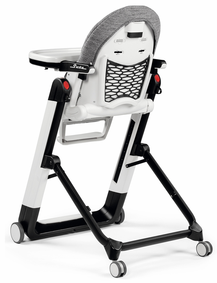 Peg Perego Siesta High Chair Wonder Grey (Stain Resistant Fabric)