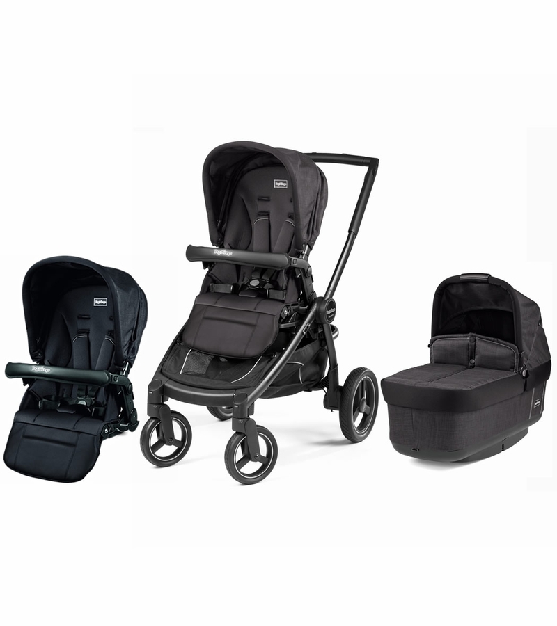 Peg Perego Team Double Stroller Onyx