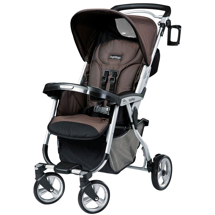 Peg Perego Vela Easy Drive Lightweight Compact Stroller Newmoon