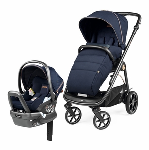 Peg Perego Veloce + Primo Viaggio 4-35 Lounge Travel System Bundle - Blue Shine
