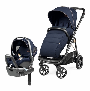 Peg Perego Veloce + Primo Viaggio 4-35 Nido Travel System Bundle - Blue Shine