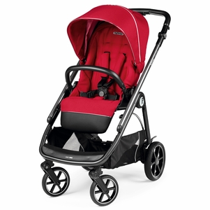 Peg Perego Veloce Stroller - Red Shine
