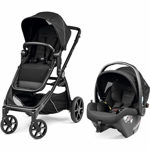 Peg Perego YPSI + Primo Viaggio 4-35 Nido K Travel System Bundle - True Black / True Black