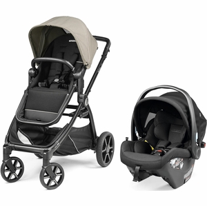 Peg Perego YPSI + Primo Viaggio 4-35 Nido K Travel System Bundle - Vanilla Blend / True Black