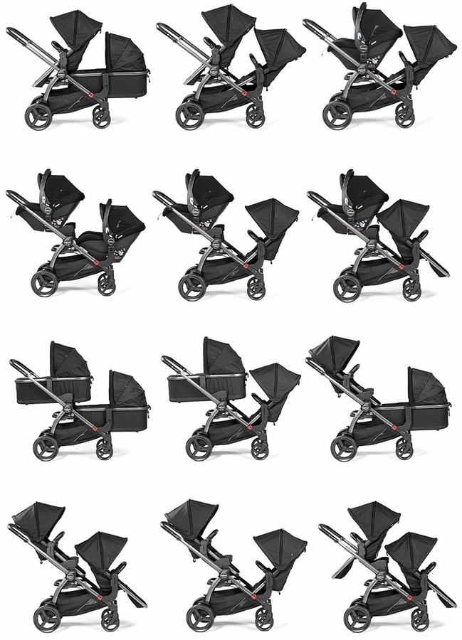 Peg Perego YPSI + Primo Viaggio 435 Nido K Twin Travel System Bundle