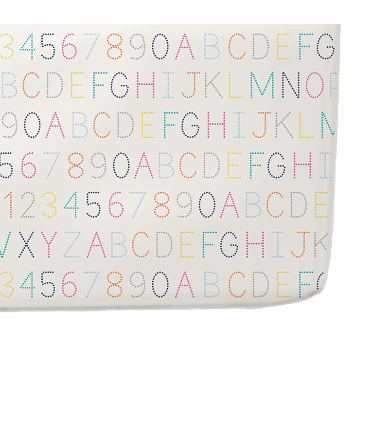 Petit Pehr Crib Sheet Alphabet