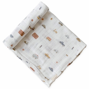 Petit Pehr Organic Swaddle - Rush Hour