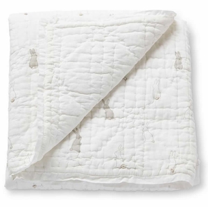 Petit Pehr Quilted Nursery Blanket - Bunny Hop