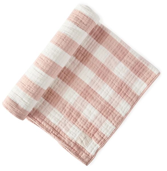 Petit Pehr Sidekick Stroller Blanket - Rose Pink