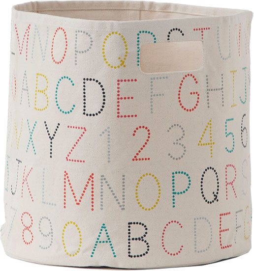 Petit Pehr Storage Bin Alphabet