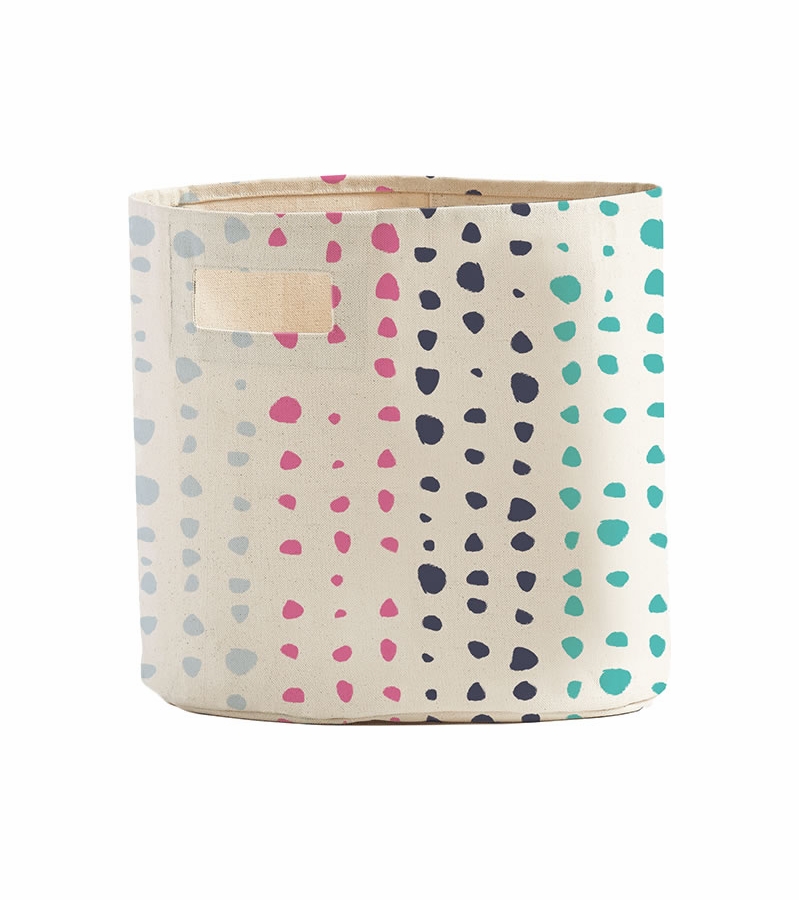 Petit Pehr Storage Bin Painted Dots