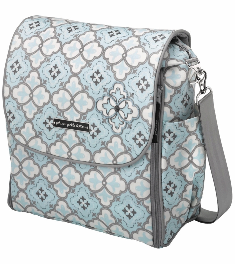 Petunia Pickle Bottom Boxy Backpack Diaper Bag in Classically Crete