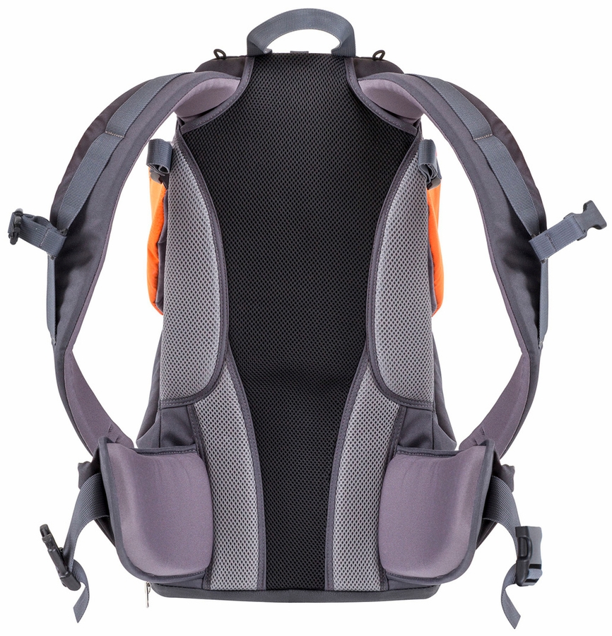 Phil & Teds Parade Backpack Diaper Bag Baby Carrier Orange / Grey